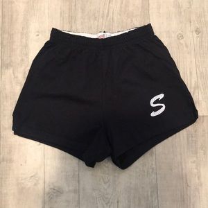 Soffe Black Shorts Embroidered